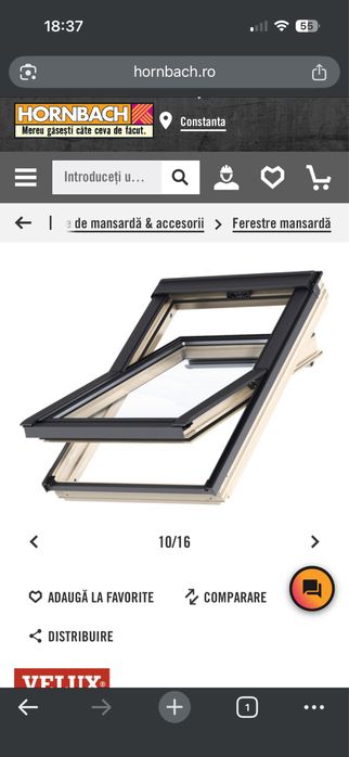 Vand fereastra velux 78x98