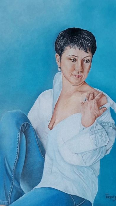 Портрет маслом на холсте