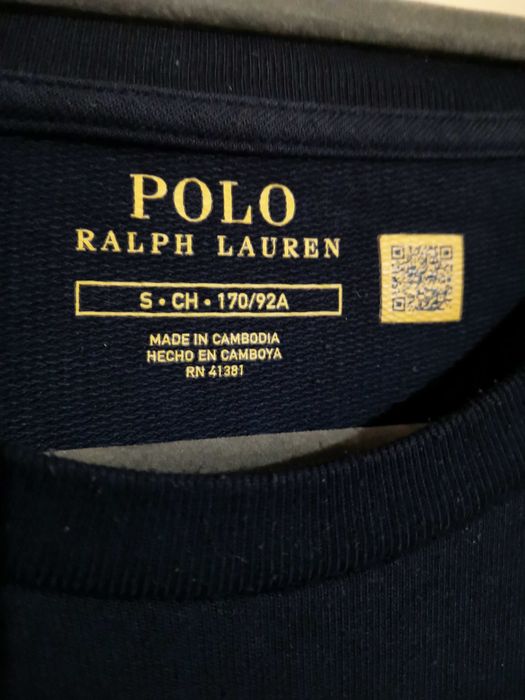 Polo Ralph Lauren Men's Blue Logo Jersey Sleep Shirt.