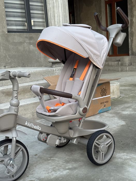 Детский трехколесный велосипед 2в1 KD-6200 велоколяска 1-5 лет EVA