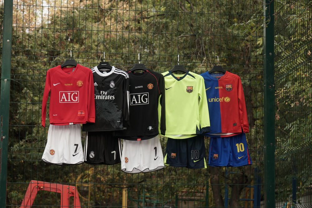 Футбольная форма с длинными рукавами CR7 Манчестер юнайтед