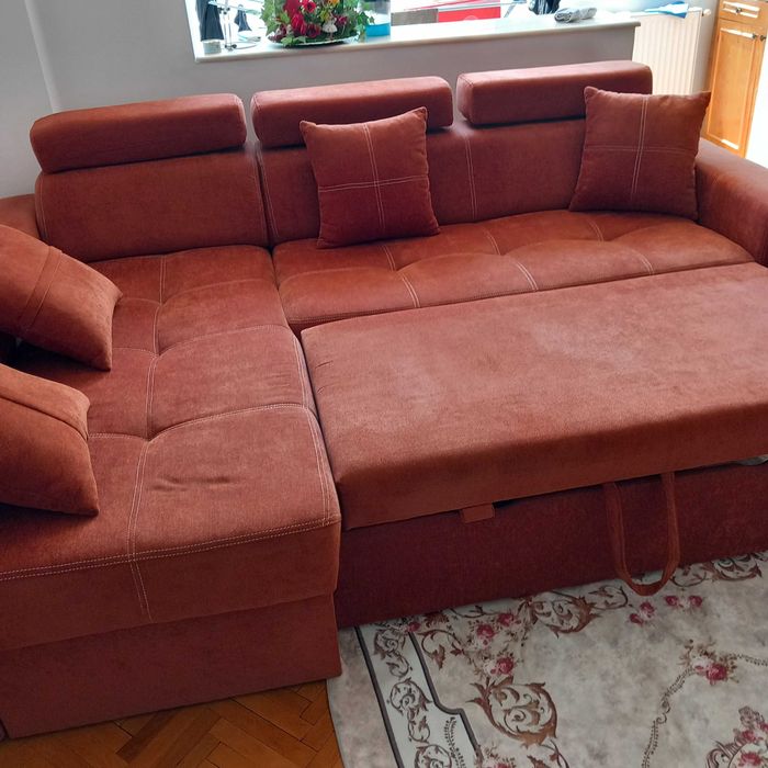 Coltar Living Ramona nefolosit culoare caramizie