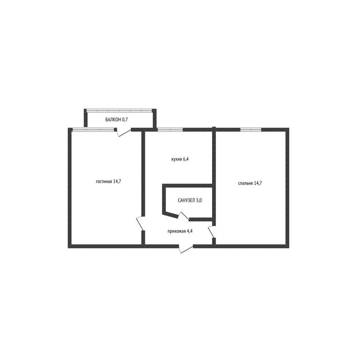 Продажа 2-комнатной квартиры