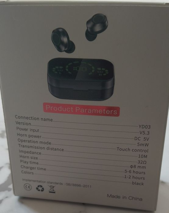 Продаю блютуз наушники YD03