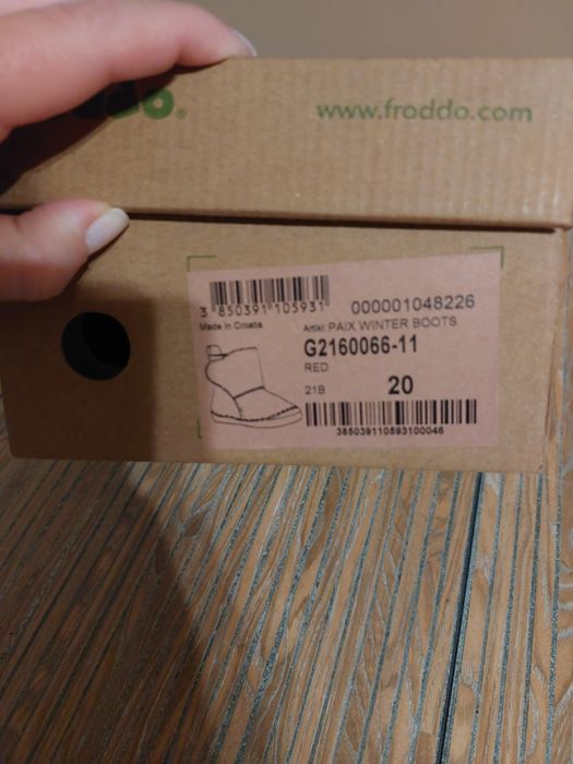 Cizme Froddo imblanite marimea 20