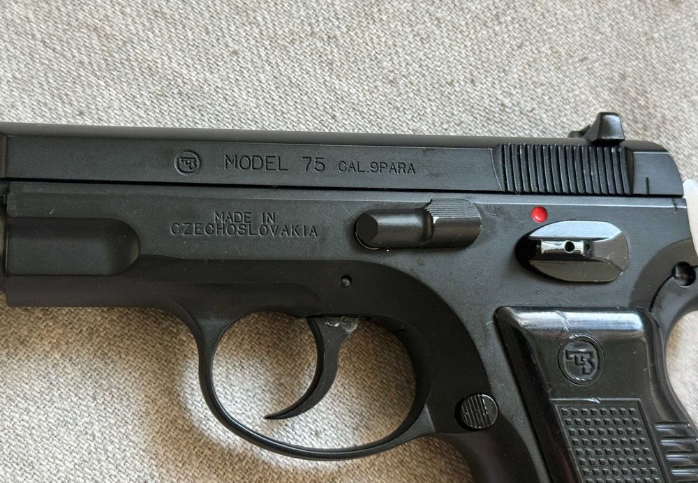 Replică airsoft ASG CZ 75 Pre-B Full Metal GBB, rară