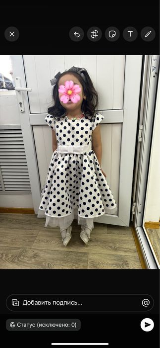 Продаю платье на девочку 5-6 лет, 32 размер