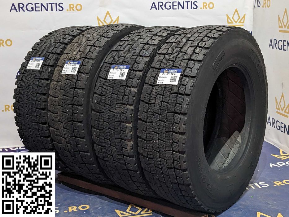 Set 4 anvelope 265/70/R19.5 Michelin (cod S100745C)