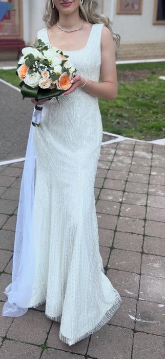 Vand rochie de mireasa Sirena+ bolero