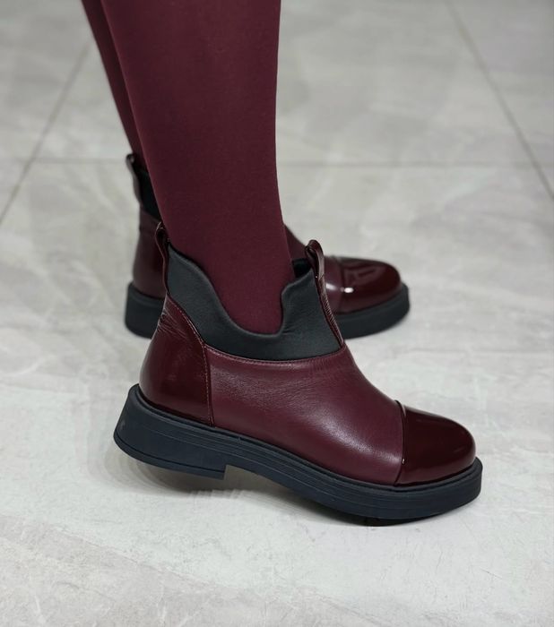 Женские ботинки  кожа