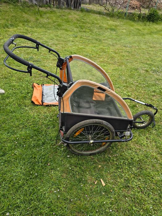 Cărucior copii - remorca pentru bicicleta