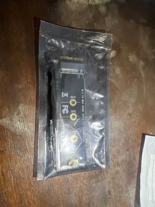 адаптер M.2 для MacBook 2013–2017 годов.