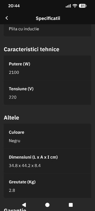 Plita inductie Tefal EveryDay Slim