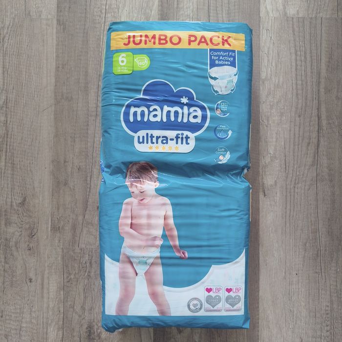 Ново!Памперси Mamia 6,60 броя.
