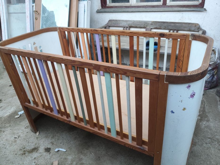 Pătuț lemn dimensiuni mari