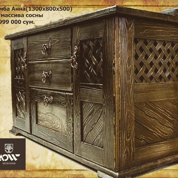 Комоды из натурального дерева под старину