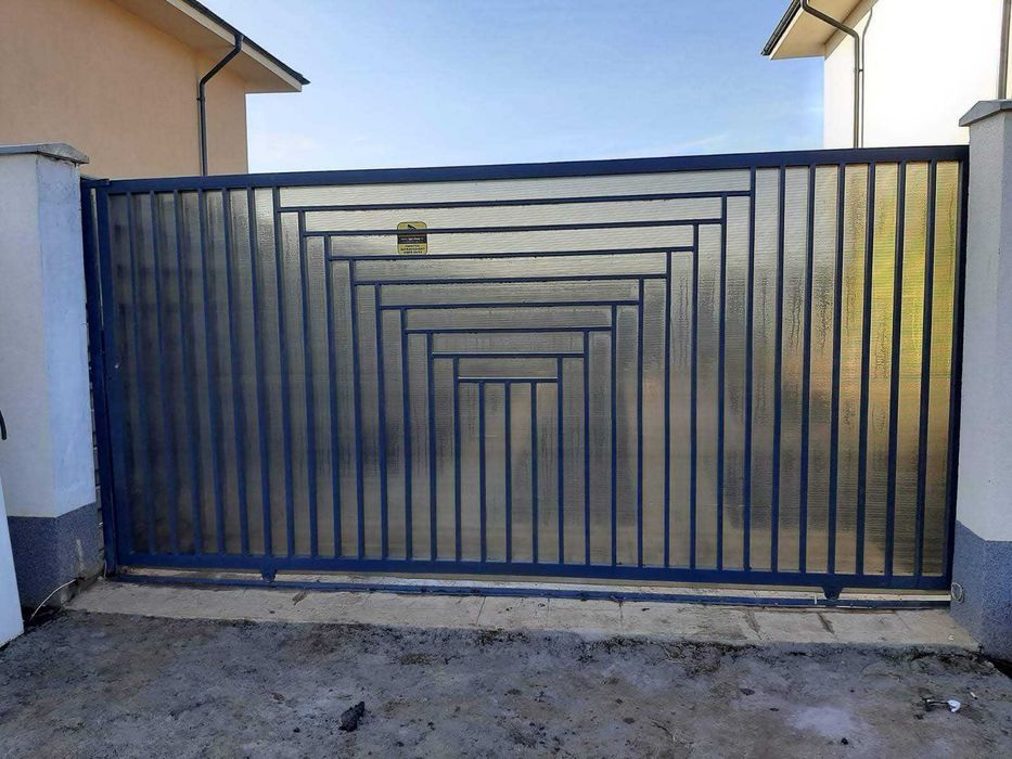 Garduri porti balustrade teava rotunda patrata fier forjat