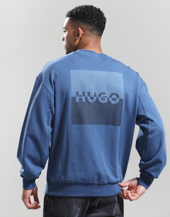 Hugo Boss Dusplited Sweatshirt оригинално горнище L Бос памучен суичър горно горница