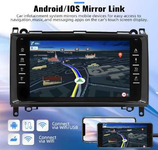 CAMECHO автомобилна мултимедия за Mercedes Benz, 2Din