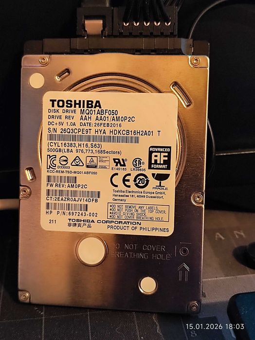 Хард диск 500GB 2.5"