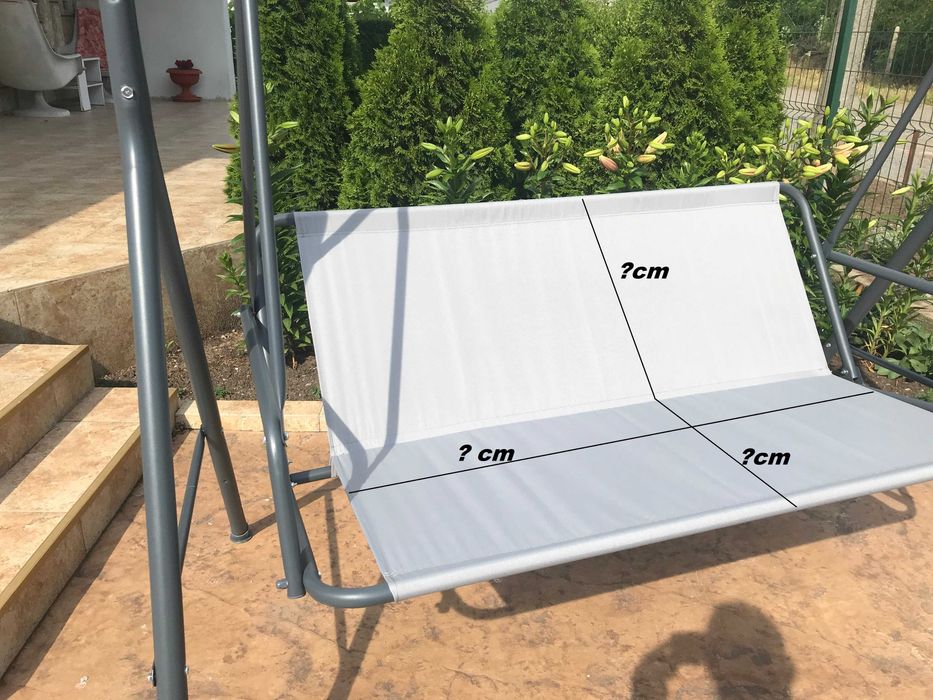 Резервен плат за седалка на градинска люлка ,изработка по ваш размер