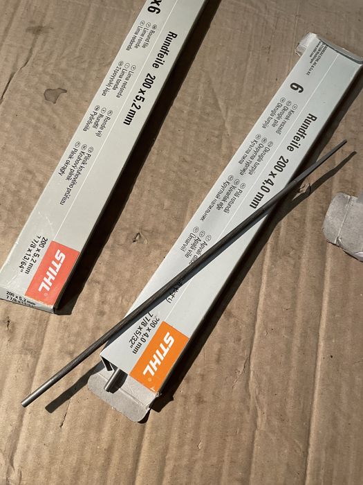 Pile ascutit drujbe Stihl si cute coasa