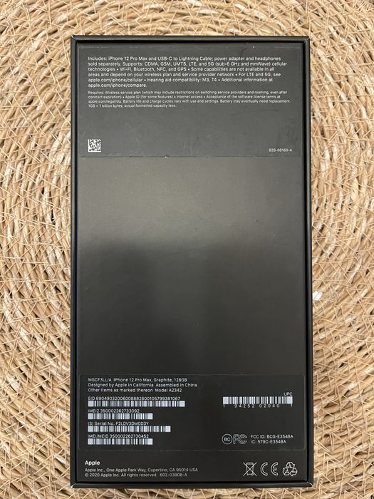 iPhone 12 Pro Max, Graphite, 128GB