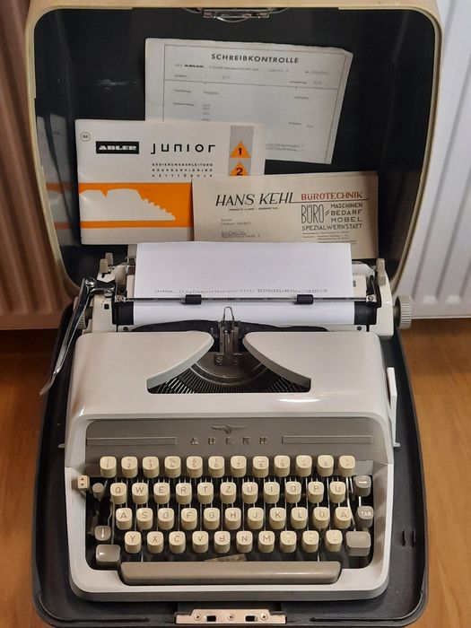Mașină de scris Adler Junior 2 impecabilă