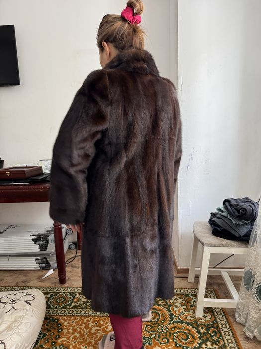 Норковая шуба бу