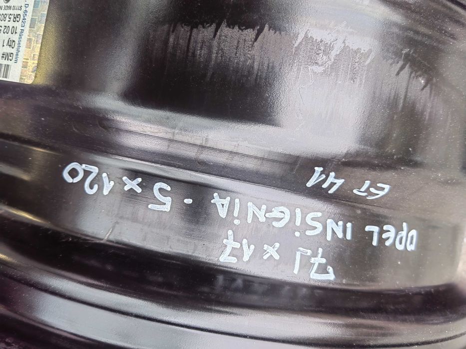 железни, метални джанти 17 цола, Опел Opel Insignia, 5 x 120, GM