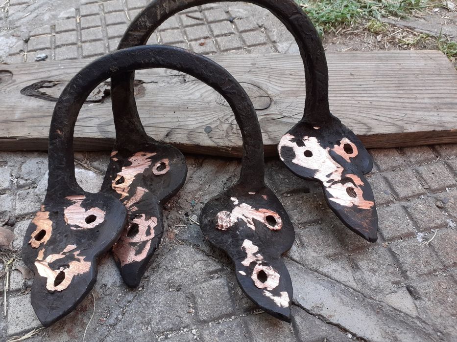 Много Стари МЕДНИ Дръжки за казан, тава или друго