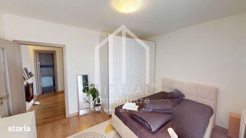 Apartament cu 2 camere, 36mp utili+terasa 38mp, parcare, Turnisor