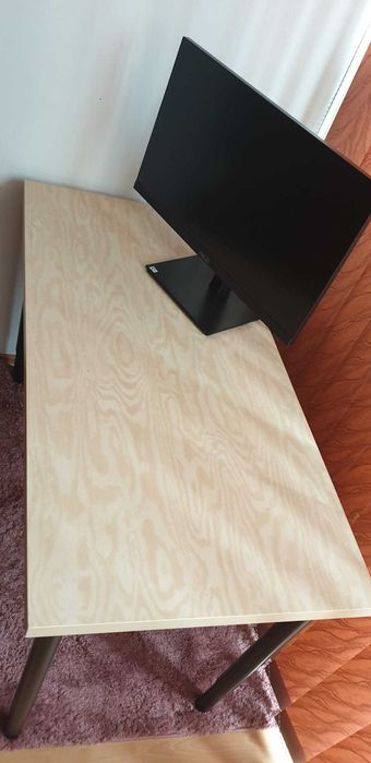 Birou alb simplu / Masa de scris, 120cm x 60cm, inaltime 72cm