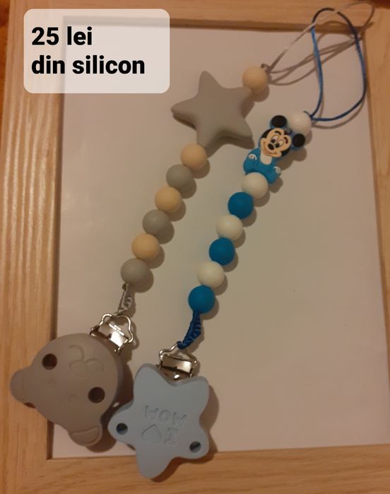 Lantisor  de suzeta din silicon