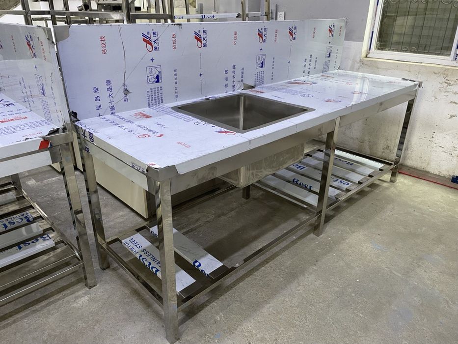 Стол мойка, Мойка со столом. Ванна моечная с столом