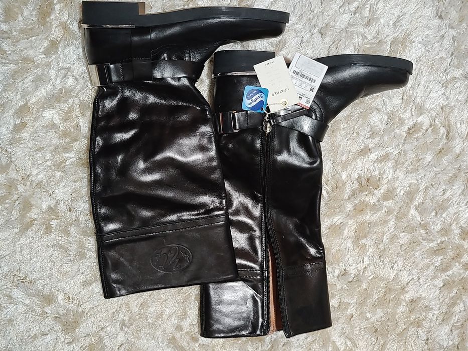 Cizme Zara piele 38