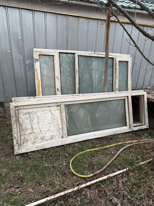 Пластик терезелермен есіктерктер