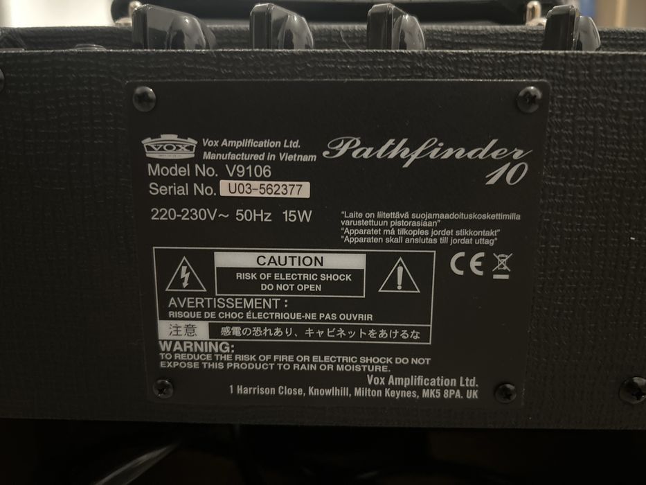 Vox pathfinder 10 amp