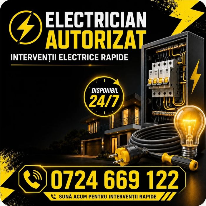 Electrician Cluj Urgente 24/24/ Programari la Domiciliu