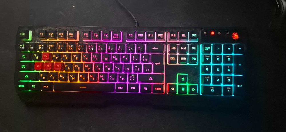 Клавиатура A4Tech Bloody B140N, Black, USB