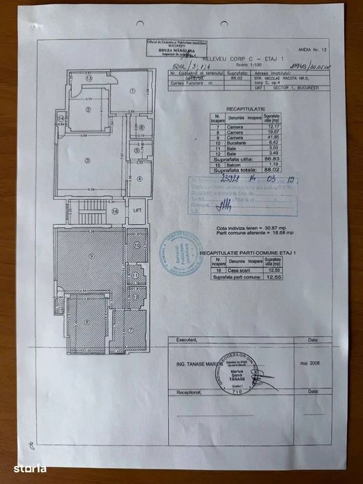Apartament 3 Camere Zona Clucerului |Mobilat, Utilat,Parcare Subterana