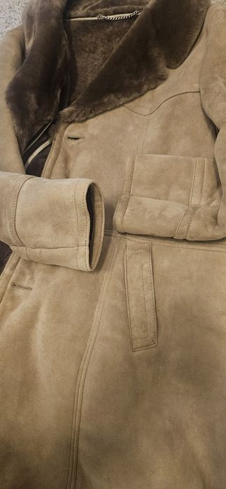 Кожено палто-кожух