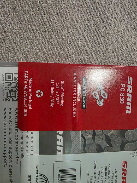 lant bicicleta MTB/Road Sram PC830 8viteza cu za rapida