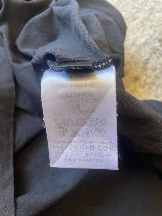 Tricou Givenchy Paris Original Masura XL Negru Graphic Print Designer Colectie Riccardo Tisci