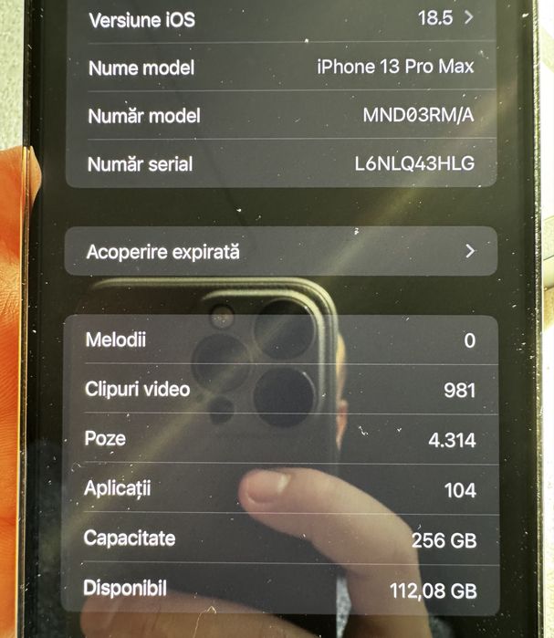 Iphone 13 Pro Max 256 GB impecabil
