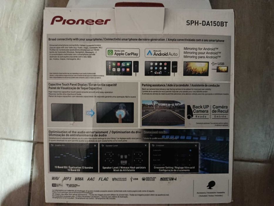 Navigație Pioneer SPH-DA150BT NOUĂ - CarPlay + Android Auto