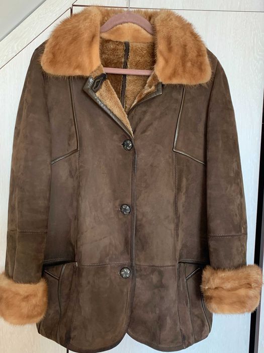 Дубленка женская в отличном состоянии