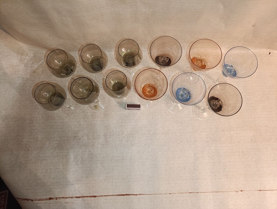 Фужеры,,Богемское стекло"Чехословакия.595 000 сум.