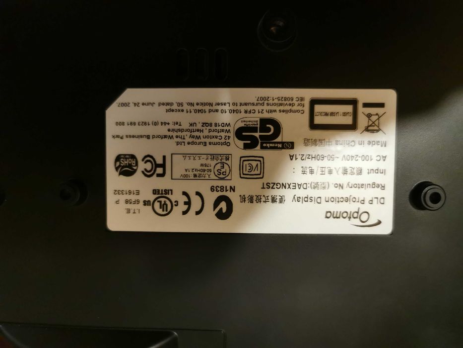 Проектор Optoma ZX210ST Laser/LED Hybrid - Lamp Life 20,000 hours