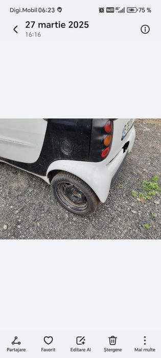 Aripa fata spate capota smart fortwo